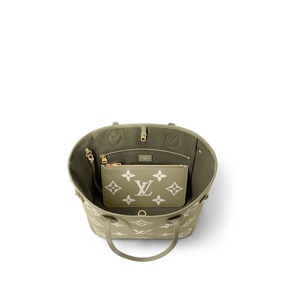 NEW SOLD OUT! Louis Vuitton Neverfull MM Tote With Removable Pouch - Picture 4 of 8